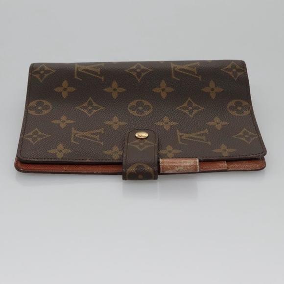 LOUIS VUITTON Monogram Agenda MM Day Planner Cover R20105 LV Auth BD008 - Picture 3 of 16